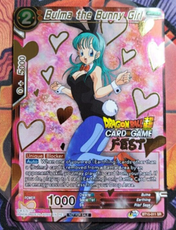 Bulma the Bunny Girl Card Tournament Gold Stamped Promo Dragon Ball BT10-011 - Image 1