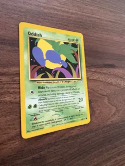 Oddish 68/111 Pokemon Card Neo Genesis Common 40 HP Lightly Played - Image 3