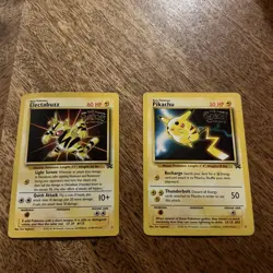 1999 Pokemon The First Movie Pikachu ElectraBuzz Promo Card Set of 2- #2, 4 - Image 1