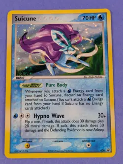 Suicune - 030 - Holo Rare Nintendo Black Star Promos - Pokemon Card - LP - Image 1