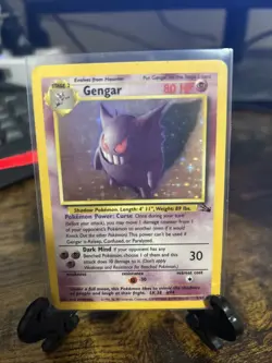 Pokemon TCG Gengar Fossil Holo Card 5/62 Unlimited Rare - Image 3