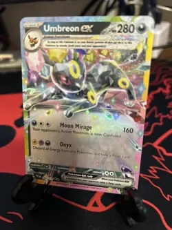 Pokemon TCG Umbreon EX 060/131 Prismatic Evolutions Card Near Mint Condition - Image 1