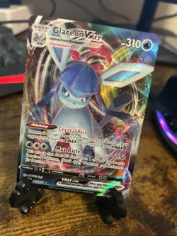 Pokemon TCG Glaceon VMAX Evolving Skies Holo Ultra Rare Card 041/203 - Image 2