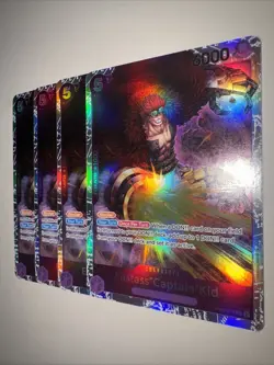 OP05-074 Eustass Kid Sr X4 Playset One Piece Cards English TCG CCG Card - Image 3