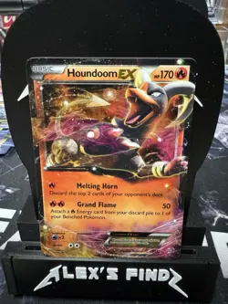 Pokemon TCG Houndoom EX Holo Ultra Rare Card 21/162 XY Breakthrough - Image 1