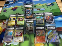 Pokemon TCG Lot Of 10 Graded Cgc Cards - Image 1