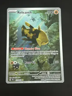 Relicanth 173/162 Temporal Forces Illustration Rare Pokemon Card - Image 1