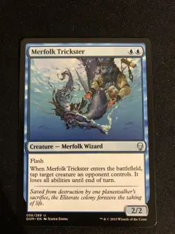 1 x Merfolk Trickster(NM) - Dominaria - Image 1