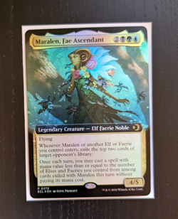 MARALEN, FAE ASCENDANT Extended Art Rare Lorwyn Eclipsed Near Mint MTG - Image 1