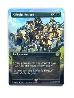 A Realm Reborn (Borderless) (Chocobo Track Foil) Final Fantasy Foil - Image 1