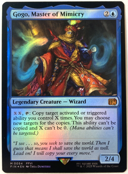 MTG Gogo, Master of Mimicry (Foil) Final Fantasy 54 FFVI FF6 NM - Image 1