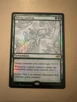MTG - Sylvan Anthem Showcase FOIL - Modern Horizons 2 - NM - Image 1