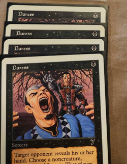 4X (PLAYSET) Duress - 7th Edition - Image 1