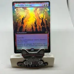 x1 Collective Inferno - Extended Art R MTG Lorwyn Eclipsed M/NM, English FOIL - Image 1