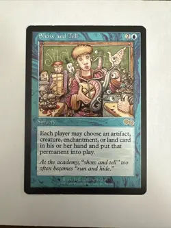 MTG Show and Tell Urza's Saga Rare Moderately To Lightly Played - Image 1