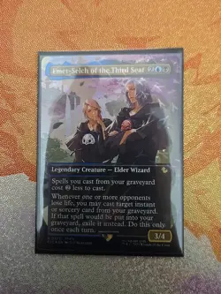 Emet-Selch of the Third Seat (Borderless) (Chocobo Track Foil) Final Fantasy MTG - Image 1