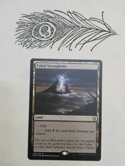 Cabal Stronghold Dominaria Regular Non Foil Mtg Magic The Gathering - Image 1