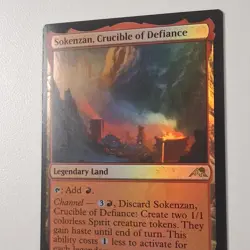 MTG Sokenzan, Crucible of Defiance Kamigawa: Neon Dynasty Foil Rare 276 NM - Image 3