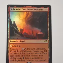 MTG Sokenzan, Crucible of Defiance Kamigawa: Neon Dynasty Foil Rare 276 NM - Image 4