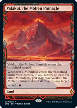 [1x] Valakut, the Molten Pinnacle - Foil Near Mint, English ZNR: Extras MTG Magi - Image 1