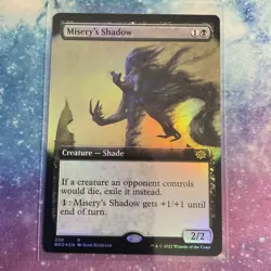 Misery's Shadow (FOIL) x1 - MTG The Brothers' War BRO #330 - Image 1