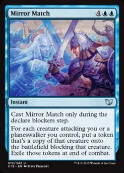 Mirror Match Light Play, English Magic the Gathering MTG Commander 2015 - Image 1