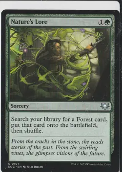 magic the gathering Nature's Lore - Edge of Eternities Commander - MTG - Image 1