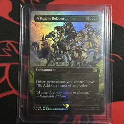 MTG x Final Fantasy A REALM REBORN 566 Borderless Chocobo Track Foil - Image 1
