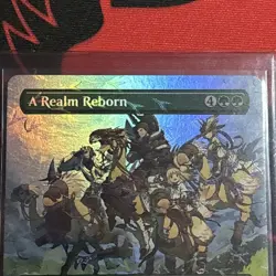 MTG x Final Fantasy A REALM REBORN 566 Borderless Chocobo Track Foil - Image 2