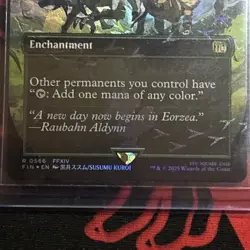 MTG x Final Fantasy A REALM REBORN 566 Borderless Chocobo Track Foil - Image 3