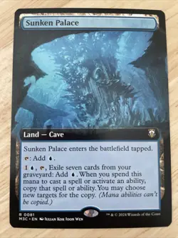 MTG Sunken Palace Modern Horizons 3 Commander #0081 Extended Art Regular NM/M - Image 1