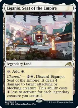 Eiganjo, Seat of the Empire - PROMO PACK FOIL Kamigawa Neon Dynasty (PPNEO) NM - Image 1