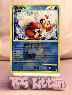 Delibird - 39/123 Heart Gold & Sould Silver - League Promo Pokemon - TCGKITTEN - Image 1