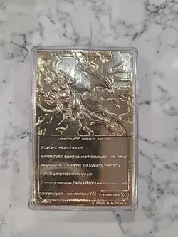 Burger King Gold-Plated Pokemon Card Charizard #006 with Pokeball 1999 Vintage - Image 3