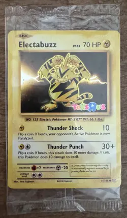 Electabuzz - (Toys R Us Promo) 041/108 Pokemon Holo + 1 Trick or Trade Pack - Image 2