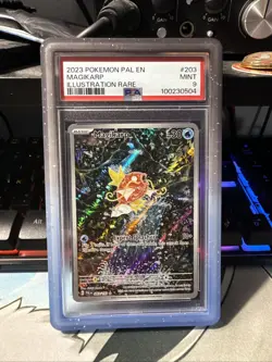 Pokemon TCG Magikarp Paldea Evolved 203/193 Illustration Rare PSA 9 W/ Guard - Image 2