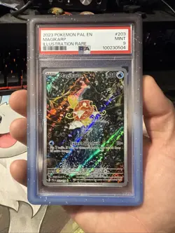 Pokemon TCG Magikarp Paldea Evolved 203/193 Illustration Rare PSA 9 W/ Guard - Image 3