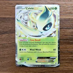 Pokemon TCG Celebi EX Ultra Rare Holo 9/149 Boundaries Crossed 2012 - Image 1