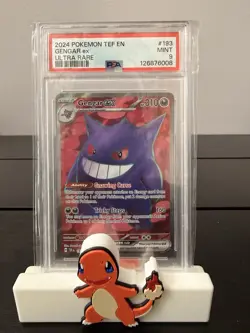 Gengar ex 193/162 SV05: Temporal Forces Holo Pokemon PSA 9 JUST GRADED - Image 1