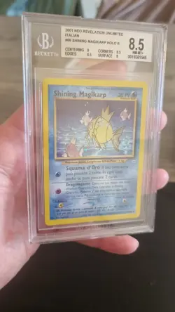 Pokemon Shining Magikarp 66/64 - Neo Revelation - BGS 8.5 - Italian - 2001 - Image 1