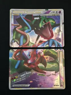 Rayquaza and Deoxys Legend Set - 89/90 90/90 - Pokemon TCG Undaunted - HOLO - Image 1