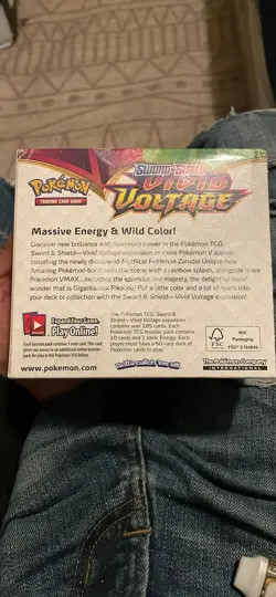 Pokemon Sword and Shield Vivid Voltage Booster Box 36 Packs - Factory Sealed Box - Image 2