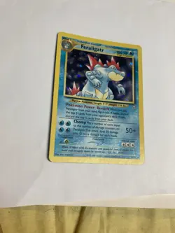 Pokemon Feraligatr 4/111 Neo Genesis Unlimited Holo NM - Image 2