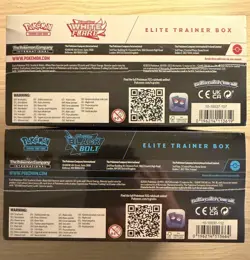 Pokemon TCG Black Bolt & White Flare ETB (Set of 2)! Factory sealed! - Image 3