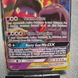 Pokemon TCG - Muk and Alolan Muk Tag Team GX - (Full Art) 61/214 - NM Condition - Image 4