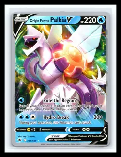 💥 Origin Forme Palkia V Pokemon 2023 World Championships 039/189 Astra Radiance - Image 1