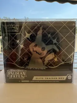 POKEMON ELITE TRAINER BOX PALDEAN FATES ETB - NEW - Sealed With Case - Image 1