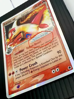 2006 POKEMON EX DRAGON FRONTIERS #95/101 LATIAS ex HOLO ULTRA RARE - MP - Image 4