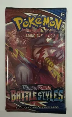 Pokemon TCG Sword and Shield, BATTLE STYLES, Factory Sealed, New Package! - Image 1