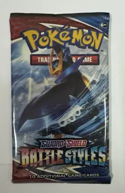 Pokemon TCG Sword and Shield, BATTLE STYLES, Factory Sealed, New Package! - Image 2